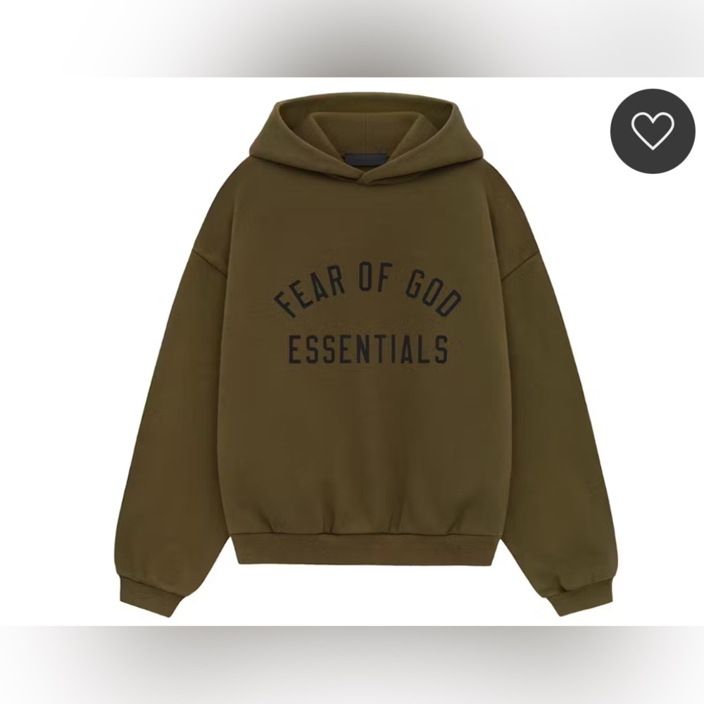 Essentials Fear of God Kids Fleece Hoodie